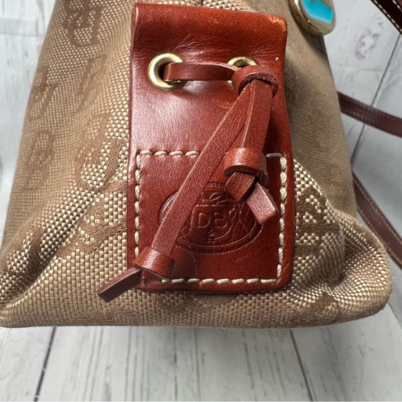 Dooney & Bourke Vintage Classic Logo Shoulder Bag Signature DB - Picture 8 of 15